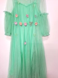 Kids Costumes to Hire - Fairy Girl - Green Dress - MEDIUM